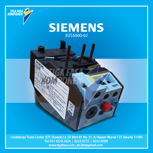 3US5000-0J Overload Relay 0.63...1 A 10 A Size 0