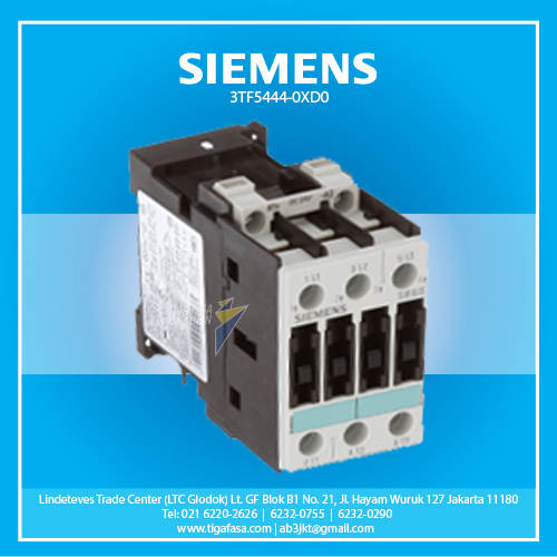 3TF5444-0XD0 CONT.3P-AC1-300A,132KW-AC.3-250A; 2NO-2NC