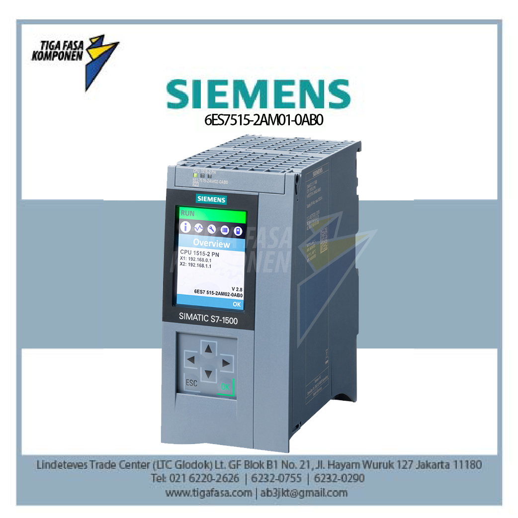6ES7515-2AM01-0AB0 S7-1500 CPU 1515-2 PN