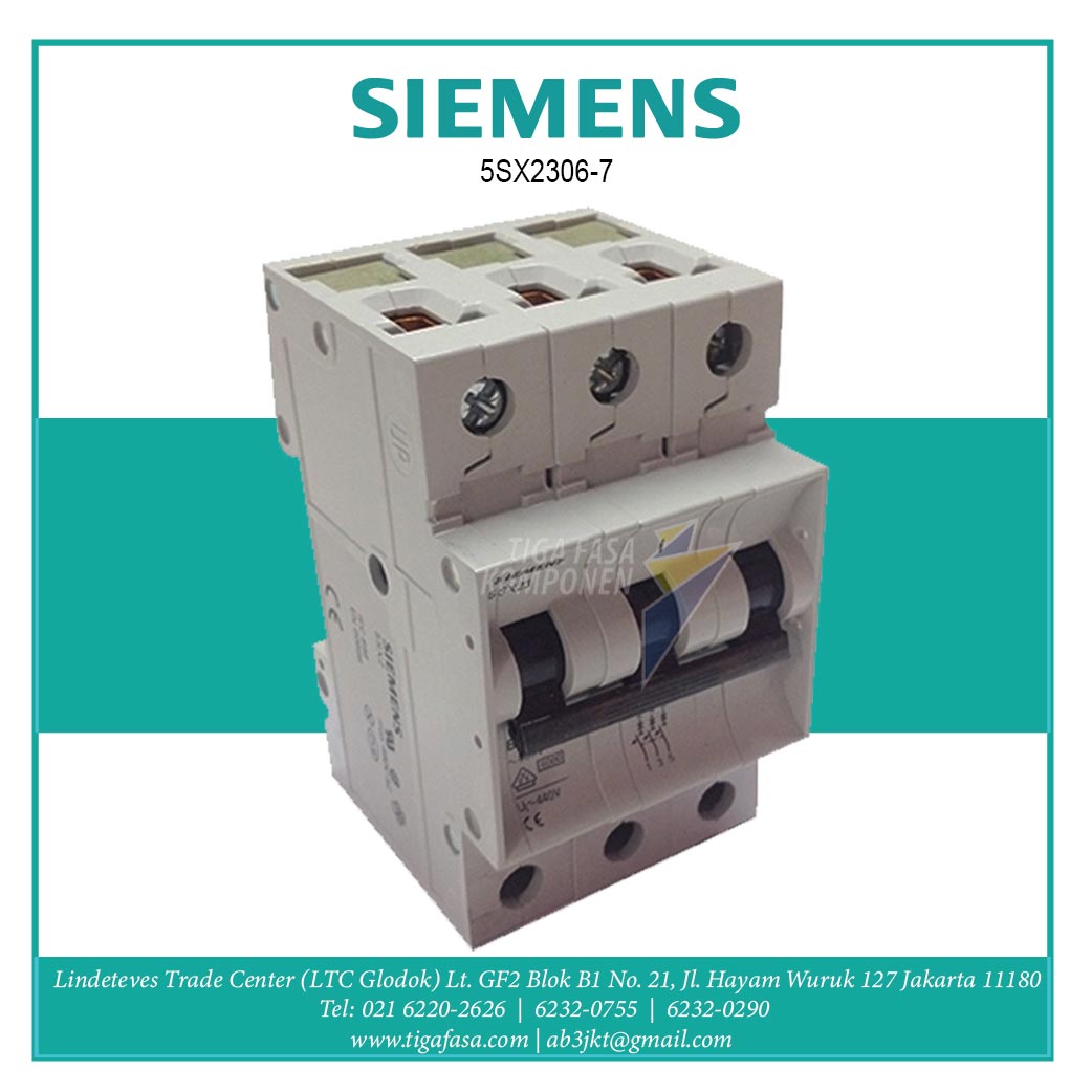 5SX2306-7CC MCB 3P 6A 