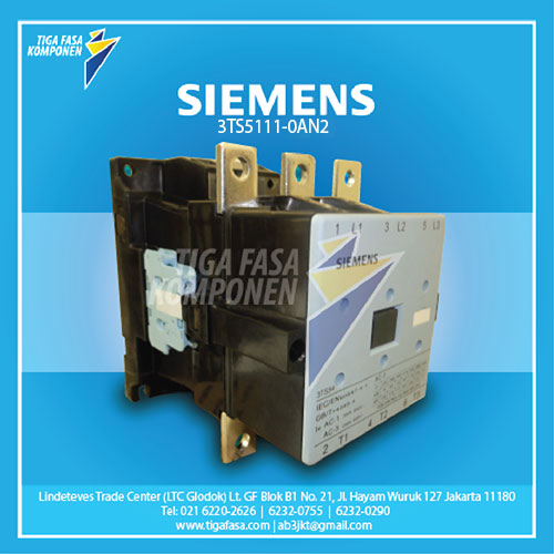 3TS5111-0AN2 MC 75kW 140A 1NO+1NC 220VAC 