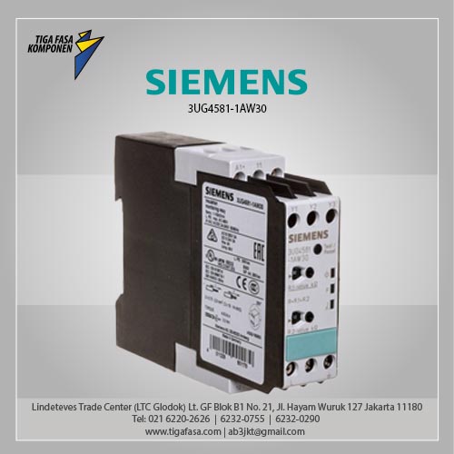 3UG4581-1AW30 Monitoring Relay 24-240 V AC/DC W 22.5 mm