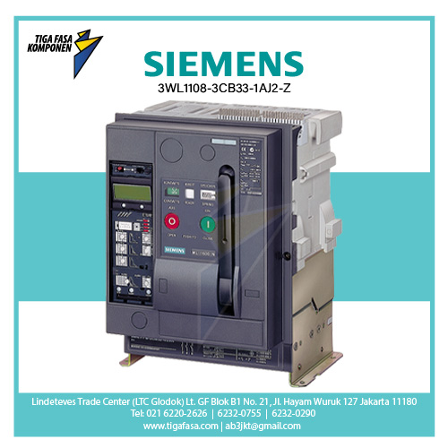3WL1108-3CB33-1AJ2-Z C22+K07+M06+M21 ACB 3P 800A 66kA