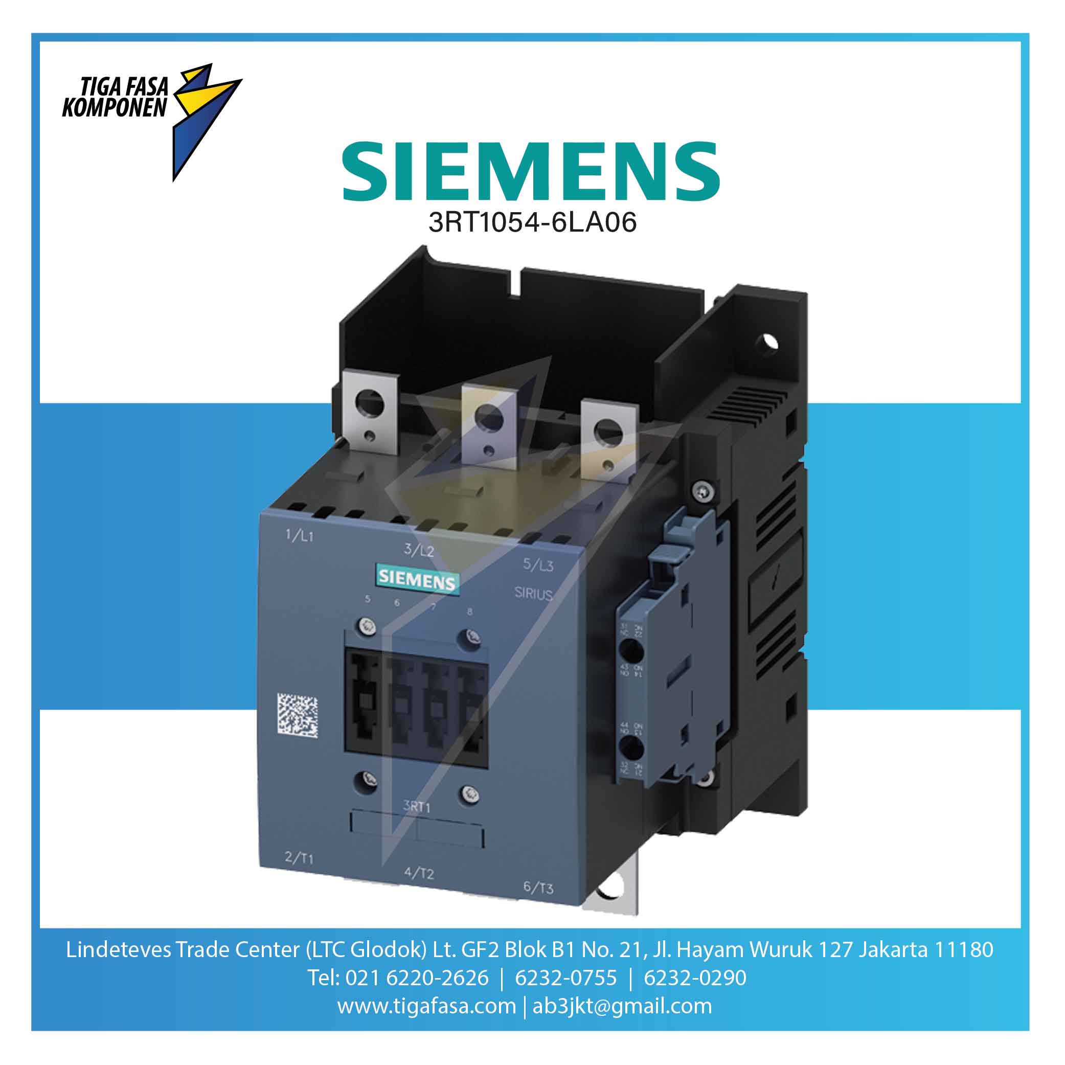 3RT1054-6LA06 MC 115 A 55 kW / 400 V