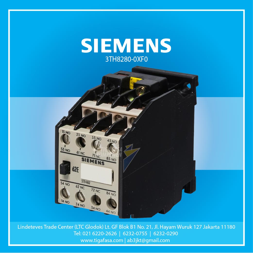 3TH8280-0XF0 Contactor Relay 8NO 380 V AC