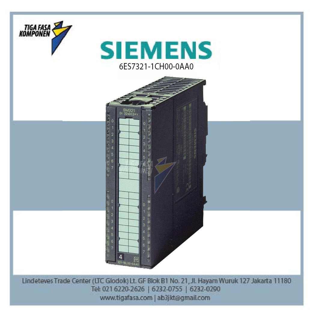 6ES7321-1CH00-0AA0 SIMATIC S7-300 SM321 16 DI, 24-48 V AC/DC