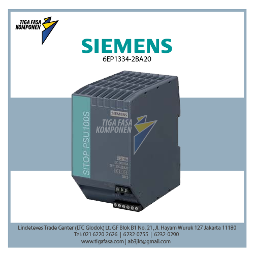 6EP1334-2BA20 SITOP PSU100S 10A 24VDC 120/230VAC