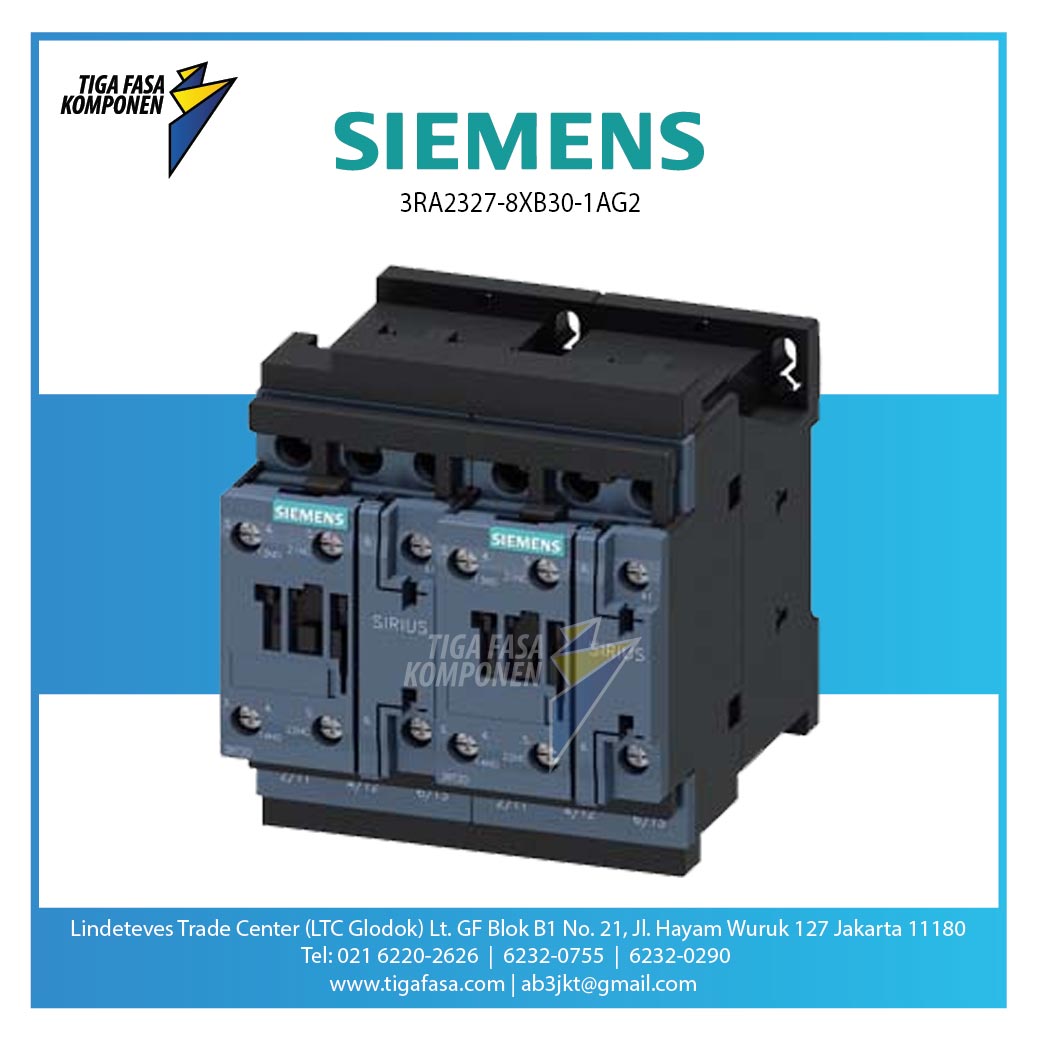 3RA2327-8XB30-1AG2 Reversing MC 15kW 32A 110 V AC