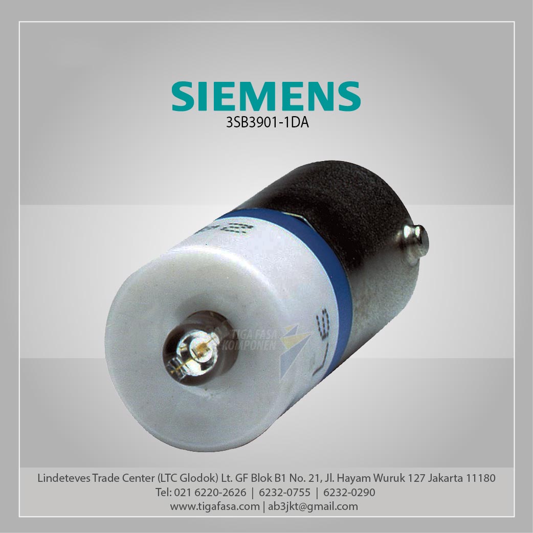 3SB3901-1DA LED SUPER-BRIGHT LAMPS BA 9S BULB DIAMETER 10MM 24V AC/DC GREEN