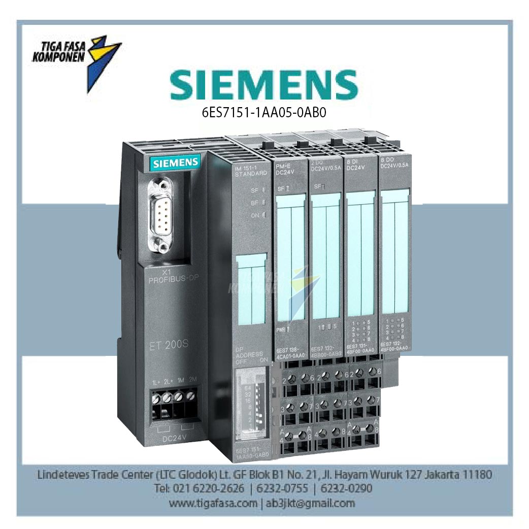 6ES7151-1AA05-0AB0 ET 200S; incl. termination module Data