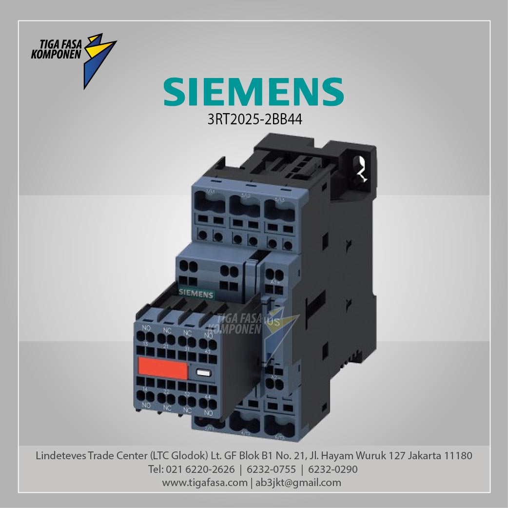 3RT2025-2BB44 MC 17 A 7.5 kW / 400 V 3P 24 V DC