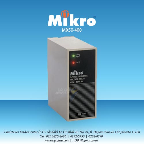 MX50-400 Voltage Squence/Failure Control Relay 400VAC MIKRO