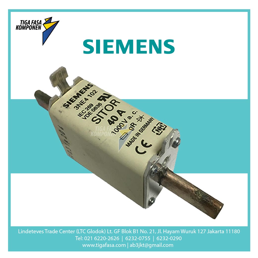 3NE4102 SITOR FUSE LINK NH0 40 A