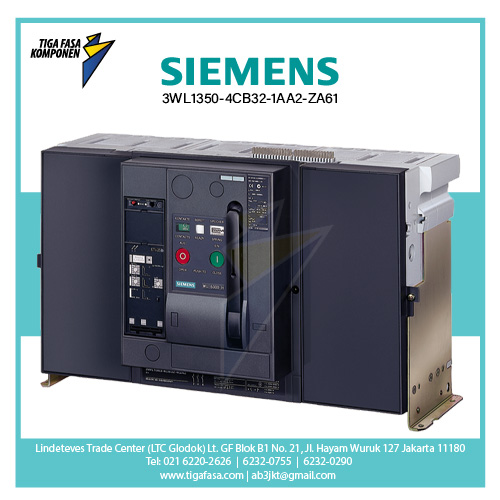 3WL1350-4CB32-1AA2-ZA61 ACB 3P 5000A 100kA