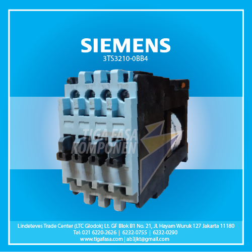 3TS3210-0BB4 MC 7.5kW 18A 1NO 24VDC