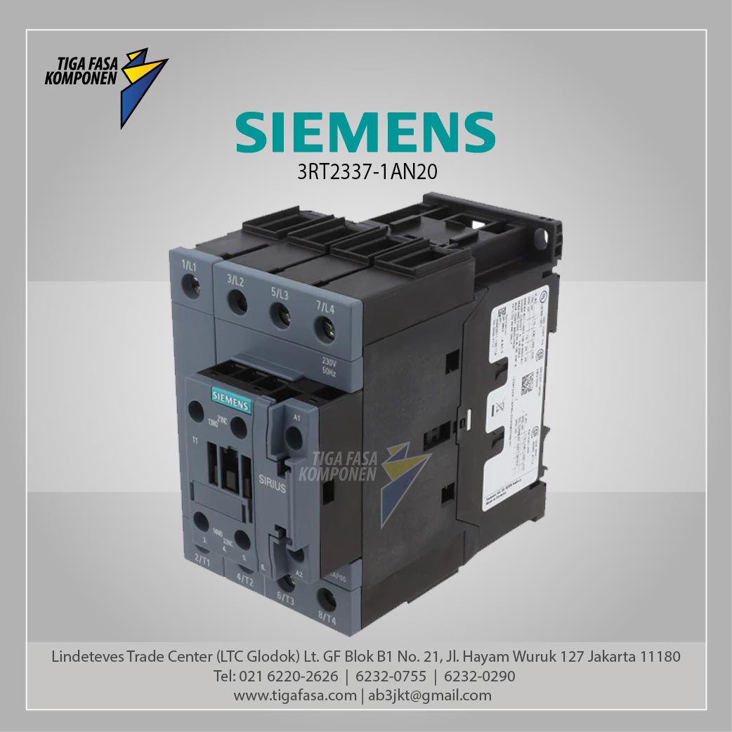 3RT2337-1AN20 MC 110 A 400 V / 40 °C 4P 220 V AC