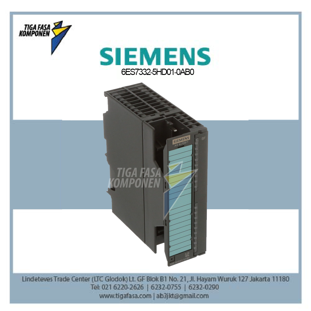 6ES7332-5HD01-0AB0 S7-300, Analog output SM 332, isolated, 4 AO