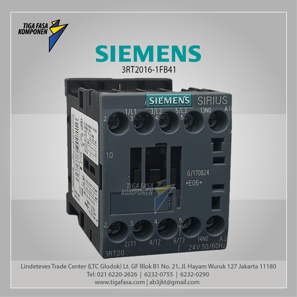 3RT2016-1FB41 MC 9 A 4 kW / 400 V 3P 24 V DC