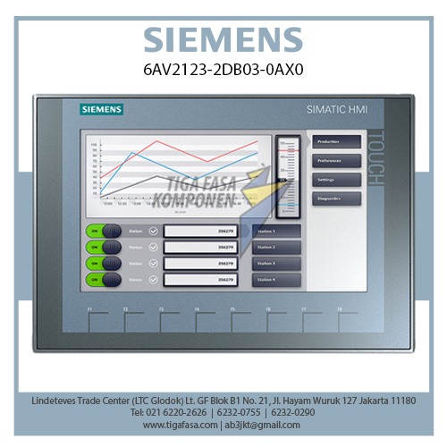 6AV2123-2DB03-0AX0 SIMATIC HMI KTP400 BASIC 4" PROFINET