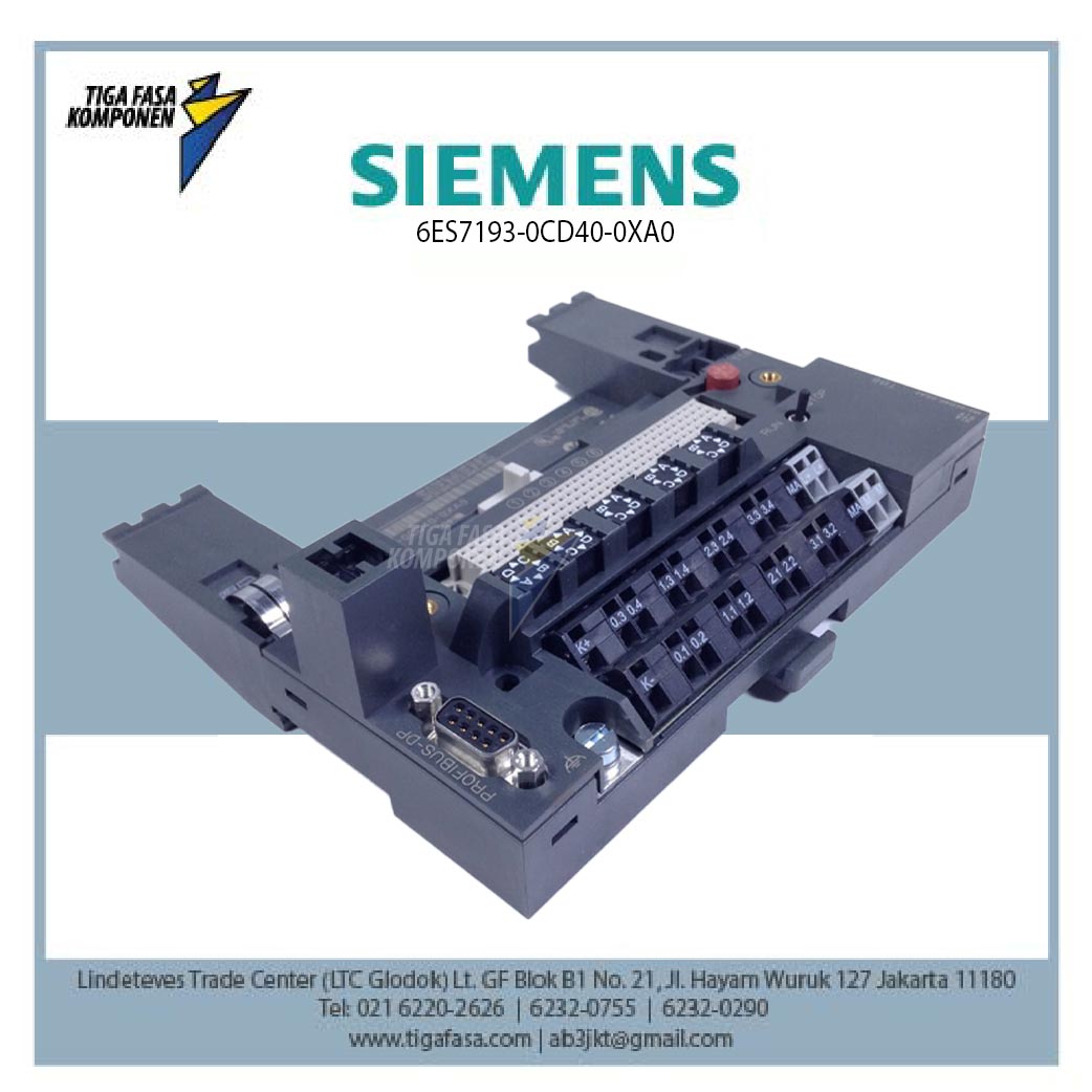 6ES7193-0CD40-0XA0 TB8 TERMINAL BLOCK ET200B