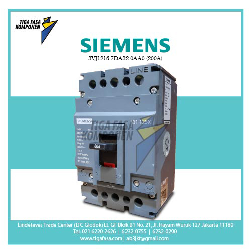 3VJ1216-7DA32-0AA0 MCCB 3P 55kA 160A