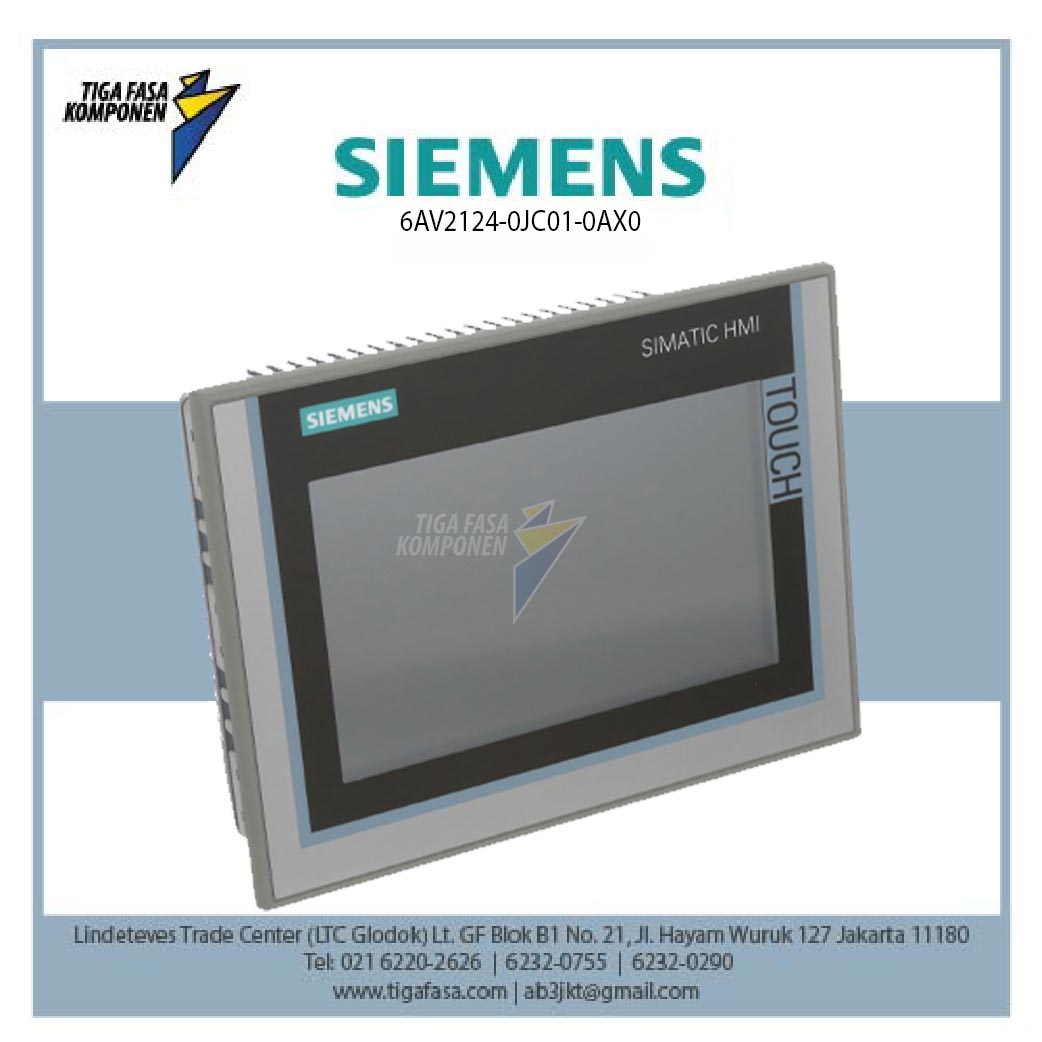 6AV2124-0JC01-0AX0 SIMATIC HMI TP900 Touch Operation 9" PROFINET/BUS