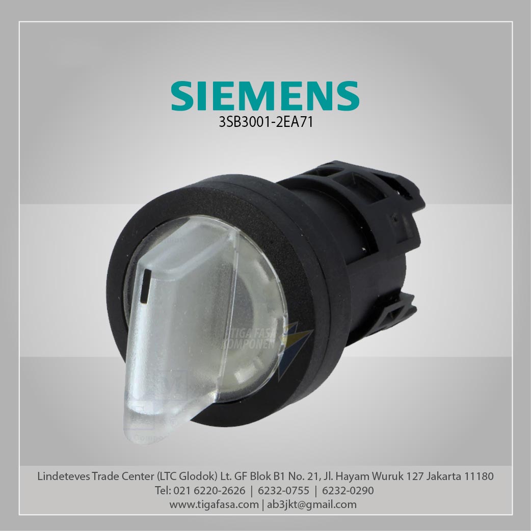 3SB3001-2EA71 Push Button 22MM,HOLDER FOR 3 ELEMENTS WITH HOLDER CLEAR