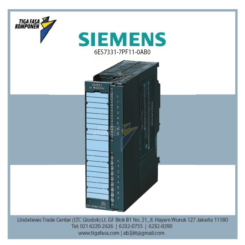 6ES7331-7PF11-0AB0 S7-300, Analog input SM 331, isolated, 8 AI