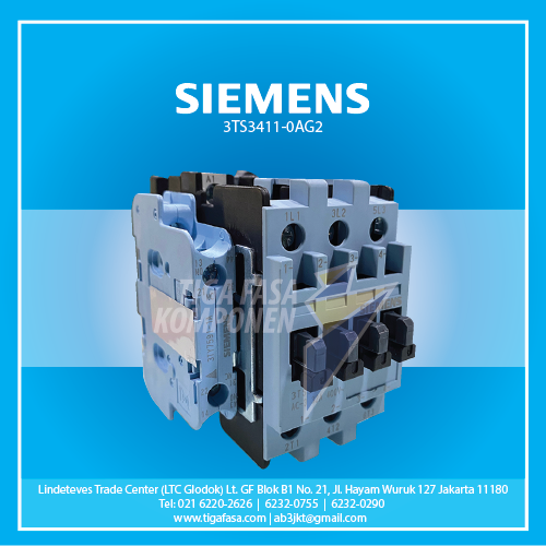3TS3411-0AG2 MC 15kW 32A 1NO+1NC 110VAC