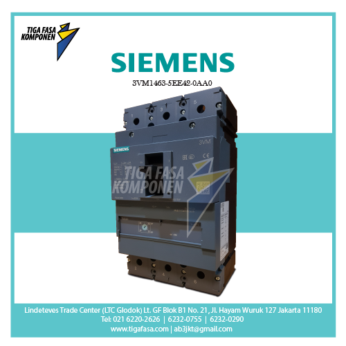 3VM1463-5EE42-0AA0 MCCB 4P 55kA 441-630A