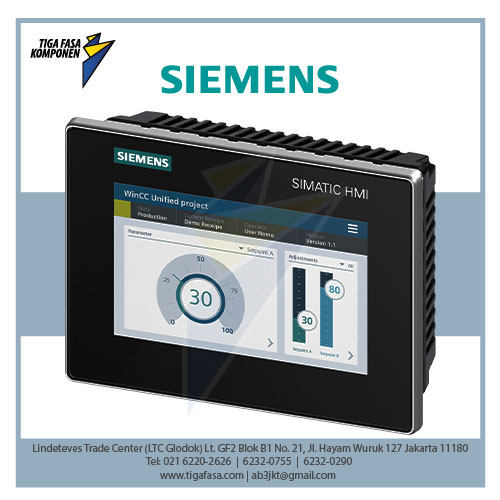 6AV2128-3GB06-0AX1 SIMATIC HMI MTP700 Touch Operation 7" PROFINET