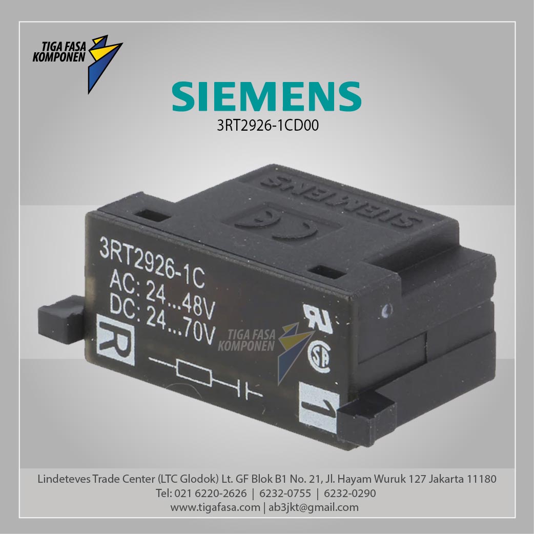 3RT2926-1CD00 Surge Suppressor RC Element 127-240 V AC  150-250 V DC