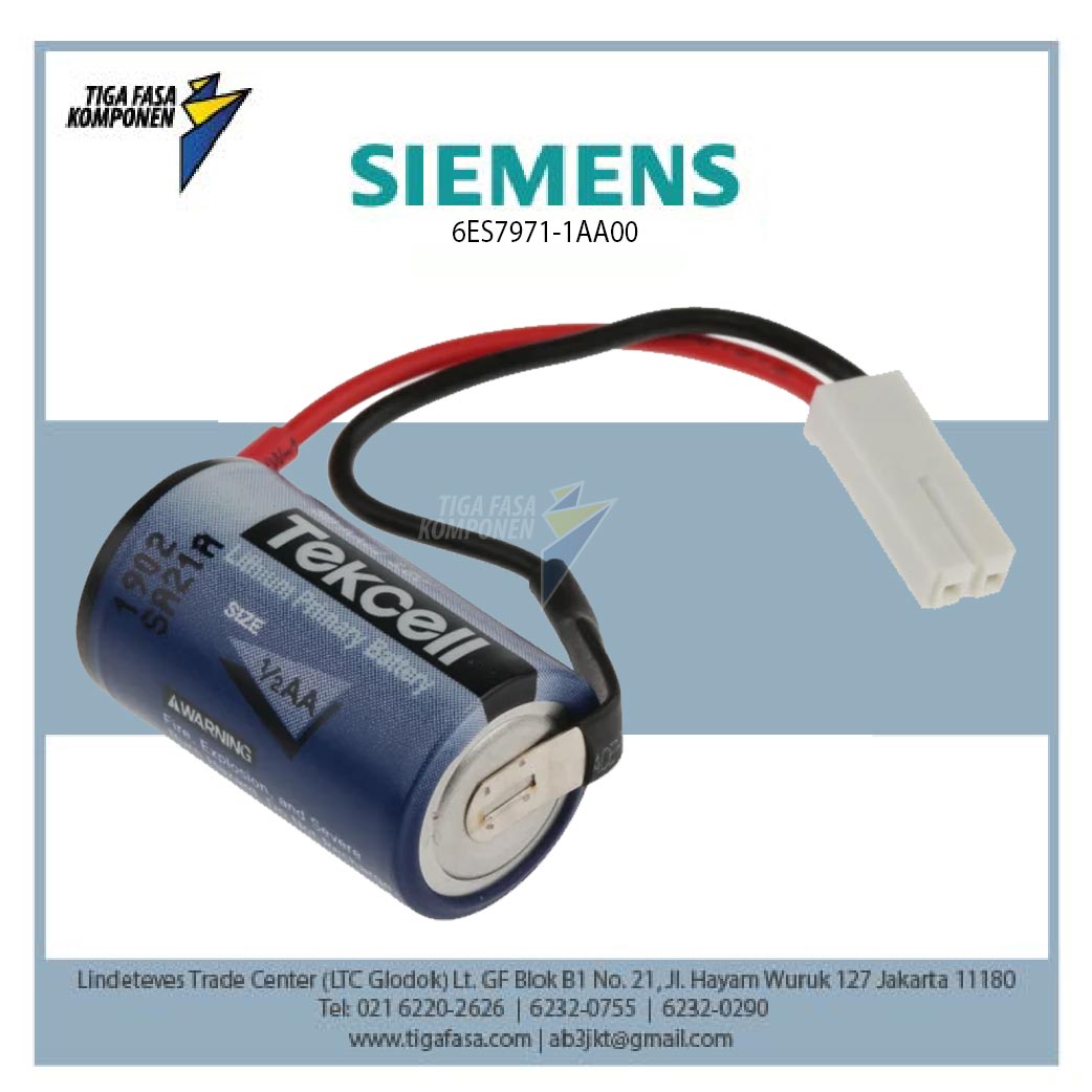 6ES7971-1AA00 S7, Backup battery (LI) 3.6 V/min. 0.85 Ah