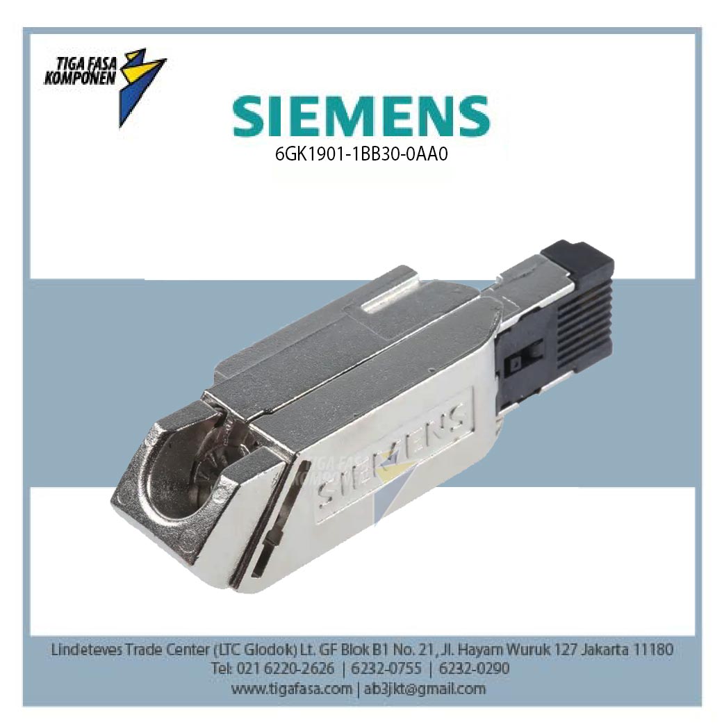 6GK1901-1BB30-0AA0 Industrial Ethernet FastConnect RJ45 plug 145 2x 2, RJ45
