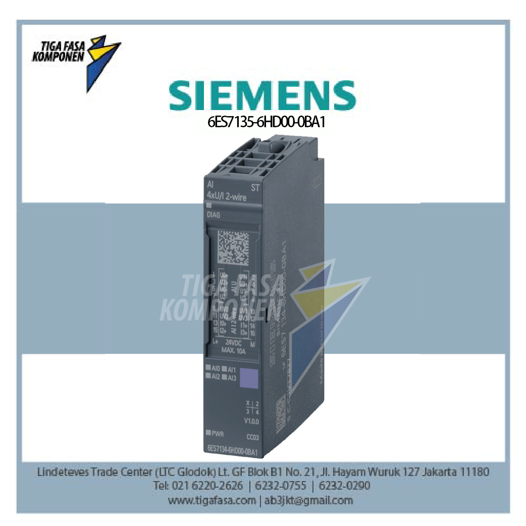 6ES7135-6HD00-0BA1 ET 200SP, Analog output module, AQ 4XU/I
