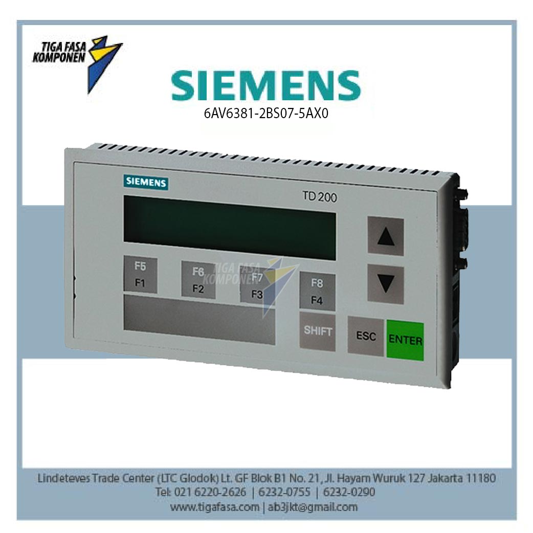 6AV6640-0AA00-0AX1 TD400C TEXTDISPLAY SIMATIC S7-200