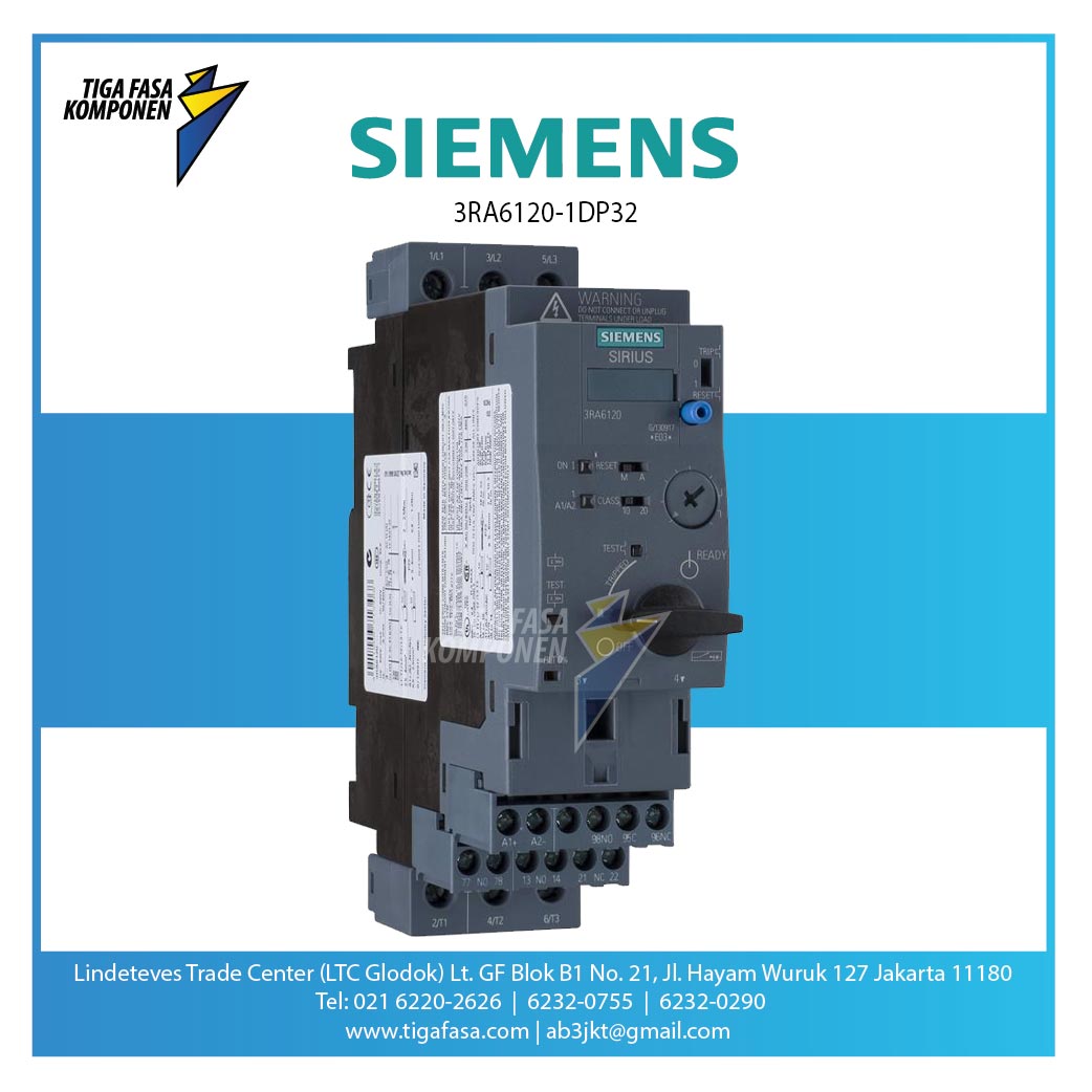 3RA6120-1DP32 Compact Load Feeder DOL 110...240 V AC/DC 3...12 A