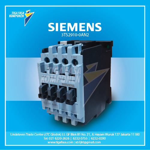 3TS2910-0AN2 MC 2.2kW 6A 1NO 220VAC