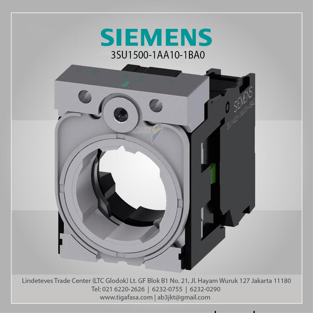 3SU1500-1AA10-1BA0 Holder 3-way, Plastic, 1 NO