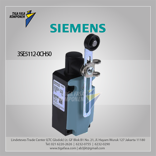 3SE5112-0CH50 Position Switch Metal (M20 x 1.5) 1 NO/1 NC 19mm