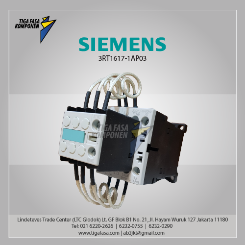 3RT1617-1AP03 Siemens MC- 0-12.5kVar 400VAC