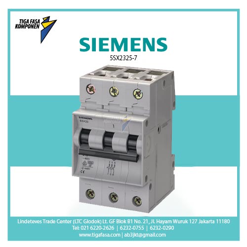 5SX2325-7CC MCB 3P 25A 