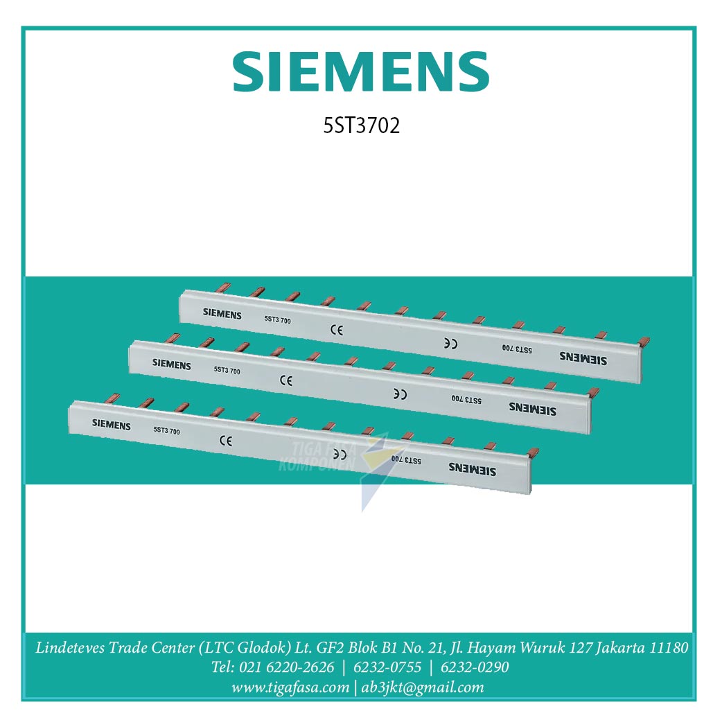 5ST3702 Pin Busbar 16 mm 1 Phase 214 mm