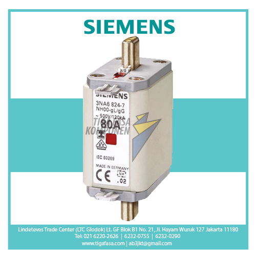 3NA6824-7 FUSE NH00 80A