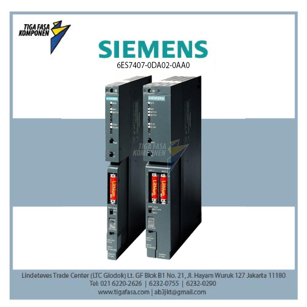 6ES7407-0DA02-0AA0 S7-400 PS407 4A 5VDC 120/230VAC