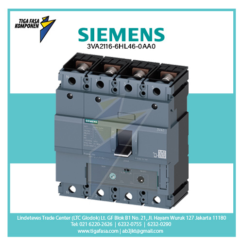 3VA2116-6HL46-0AA0 MCCB 4P 63-160A 85kA 