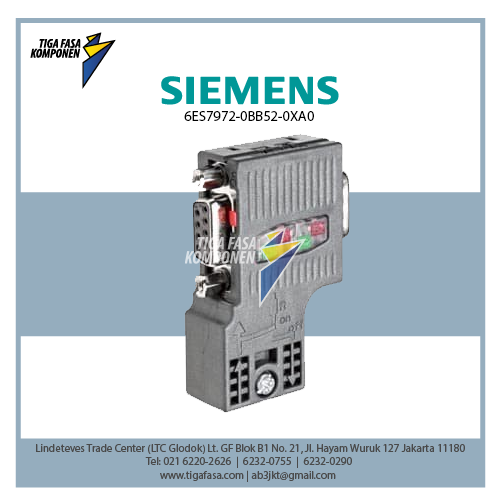 6ES7972-0BB52-0XA0 SIMATIC DP 15.8x 59x 35.6 mm