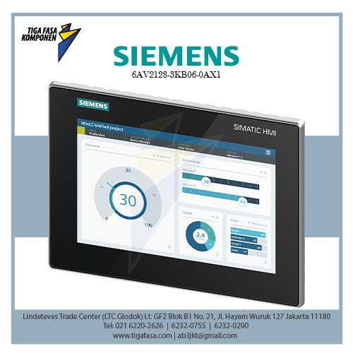 6AV2128-3KB06-0AX1 SIMATIC HMI MTP1000 Touch Operation 10.1" PROFINET