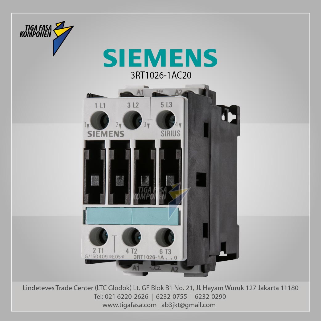 3RT1026-1AC20 AC-11kW 24VAC 50/60Hz